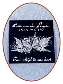 Graveerplaatjes RVS - Messing En Aluminium - JB Memorials Voordelige ...