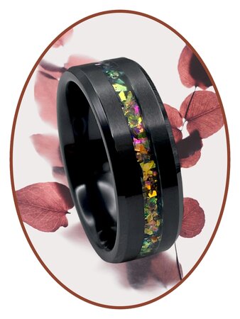 JB Memorials Ceramic Zirconium  As Ring  Multi Color - JRB048BPK