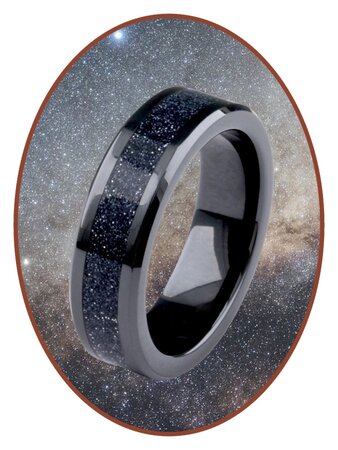 Crematie As Ring - 'Infinite Universe' - 6 of 8mm breed - JRB145IU-4M2B