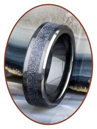 Crematie As Ring - 'Infinite Universe' - 6 of 8mm breed - JRB145IU-4M2B