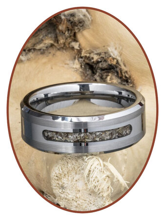 JB Memorials Tungsten Carbide Heren As Ring - RB045