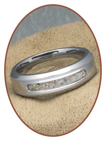 JB Memorials Zilver Chroom As Ring - RB045CCP 