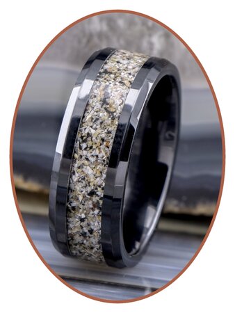 As Ring - Zichtbare Asverwerking - 6 of 8mm Breed - RB141-4M2B