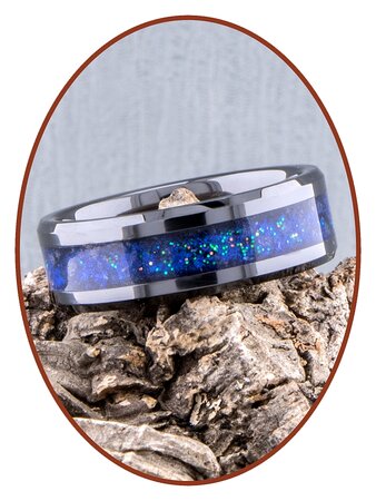 JB Memorials Ceramic Zirconium 'Night Sky' As Ring - CRC141NS