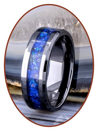 JB Memorials Ceramic Zirconium 'Night Sky' As Ring - CRC141NS