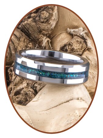 JB Memorials Tungsten Carbide Zilver Dames As Ring - RB048ZZX