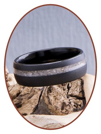 JB Memorials tungsten Carbide  As Ring - RB048Q